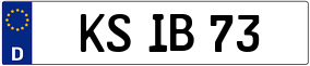 Truck License Plate